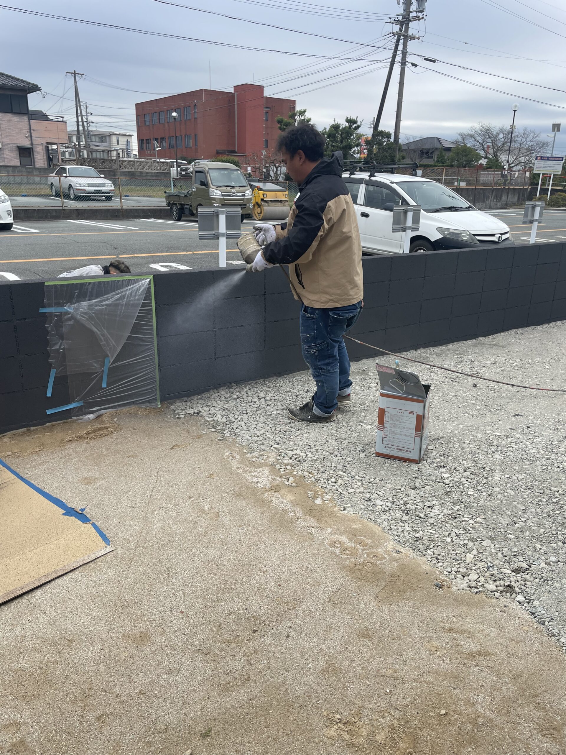 M様邸ブロック塀塗装 | 三重県松阪市TOWA住宅サービス(トーワ住宅サービス)